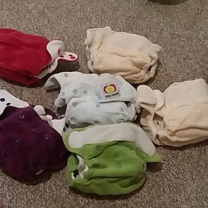 6 Little beetle organic cloth diapers